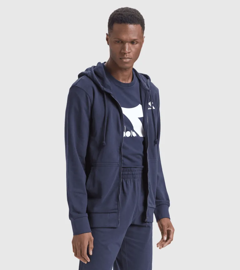 FELPA DIADORA DA UOMO FULL ZIP SWEAT CORE 102.178175 60062 BLU