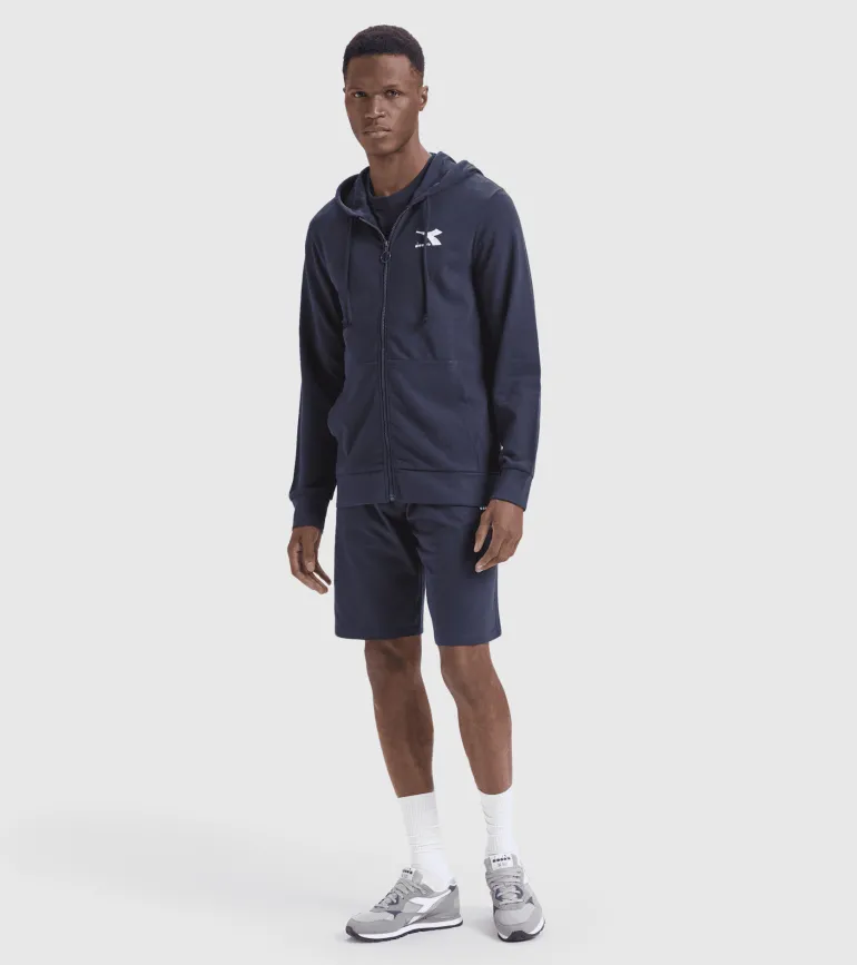 FELPA DIADORA DA UOMO FULL ZIP SWEAT CORE 102.178175 60062 BLU