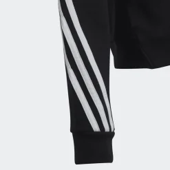 FELPA JUNIOR ADIDAS FI 3S FZ BLACK/WHITE IC0118