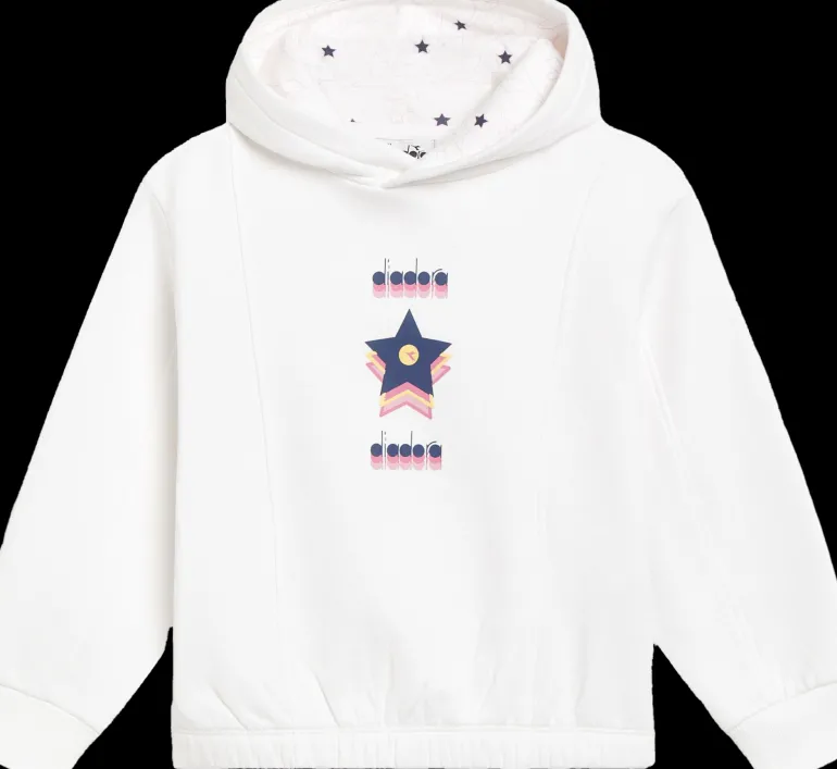 FELPA JUNIOR DIADORA LOGO OPTICAL WHITE 102.180958 20002