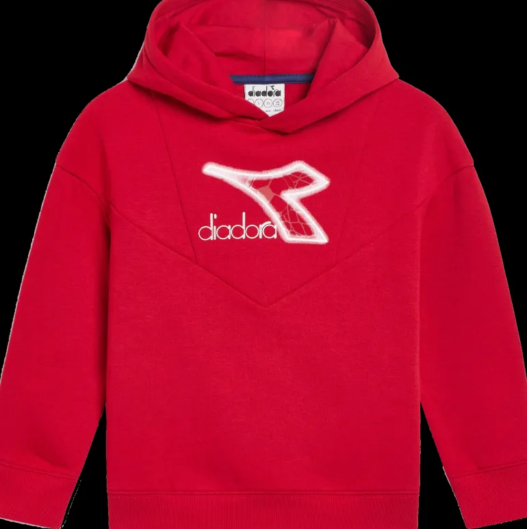 FELPA JUNIOR DIADORA LOGO RED SALSA 102.180952 45080