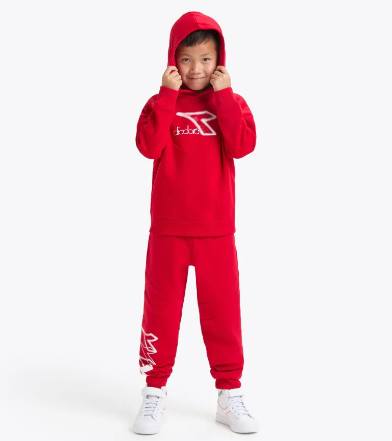 FELPA JUNIOR DIADORA LOGO RED SALSA 102.180952 45080