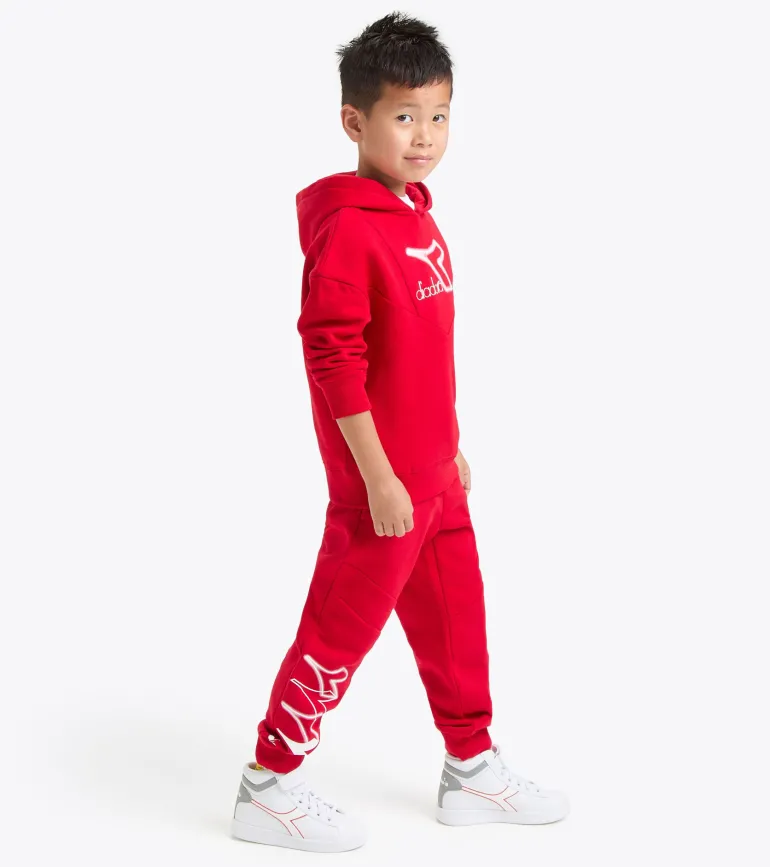 FELPA JUNIOR DIADORA LOGO RED SALSA 102.180952 45080