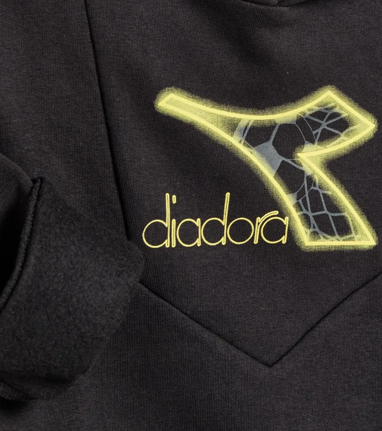 FELPA JUNIOR DIADORA LOGO BLACK 102.180952 80013