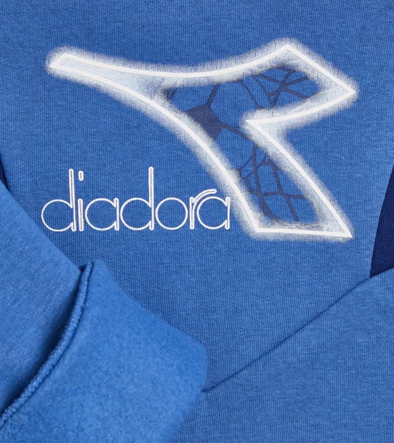 FELPA JUNIOR DIADORA LOGO BLUE BYZANTINE 102.180952 60025