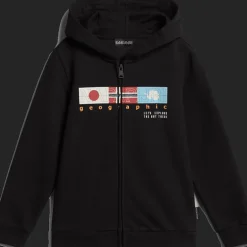 FELPA JUNIOR NAPAPIJRI K B-BRUNT FZH BLACK Â NP0A4HG5 041