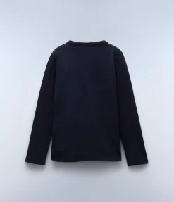 FELPA JUNIOR NAPAPIJRI S-CHAMOIS BLU MARINE NP0A4HYK 176