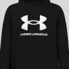 FELPA JUNIOR UNDER ARMOUR RIVAL BL BLACK 1379791 0001
