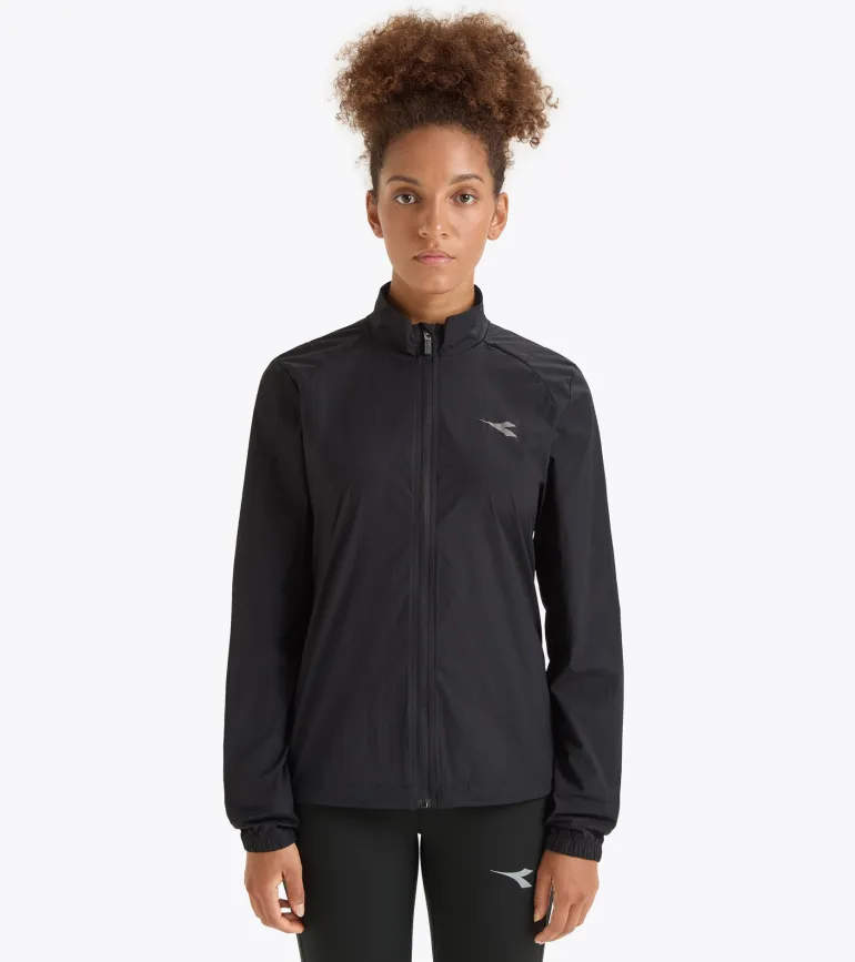 GIACCA DA RUNNING DA DONNA DIADORA PACKABLE WIND BLACK 102.180744 80013