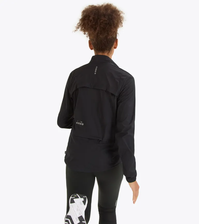 GIACCA DA RUNNING DA DONNA DIADORA PACKABLE WIND BLACK 102.180744 80013