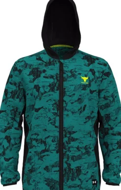 GIACCA DA UOMO UNDER ARMOUR PJT RCK ISO TIDE HYBRID JKT HYDRO TEAL 1383215 449