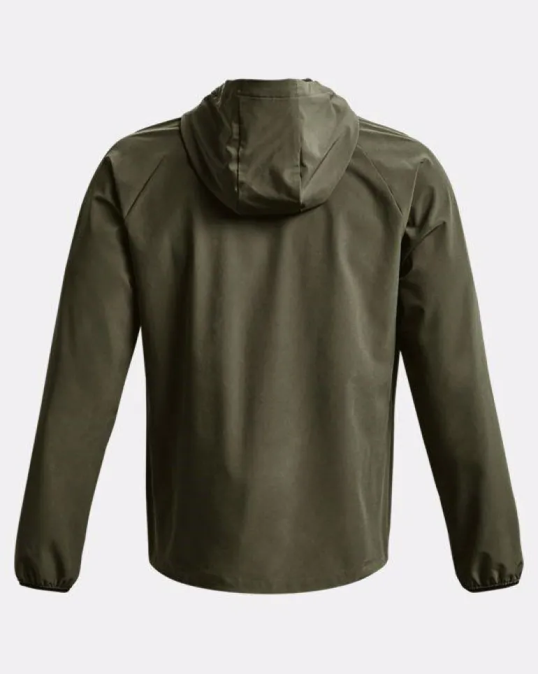 GIACCA DA UOMO UNDER ARMOUR STRETCH WOVEN WINDBREAKER MARINE OD GREE 1377171 390