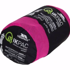 GIACCA DONNA TRESPASS QIKPAC PACKAWAY TP75 BLACK