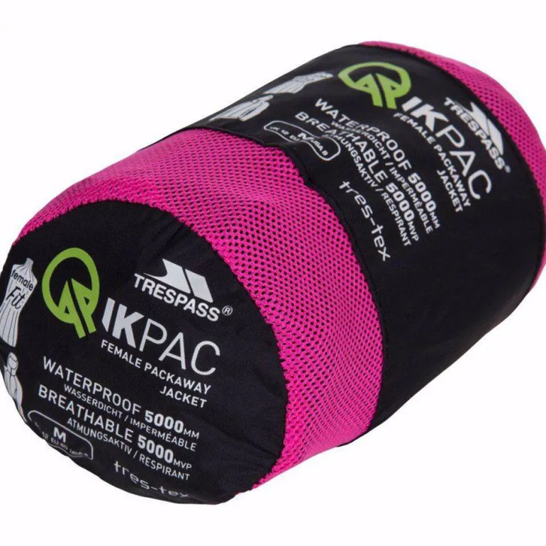 GIACCA DONNA TRESPASS QIKPAC PACKAWAY TP75 BLACK