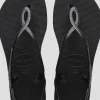 INFRADITO DA DONNA HAVAIANAS LUNA FLATFORM BLACK 4148600 0090