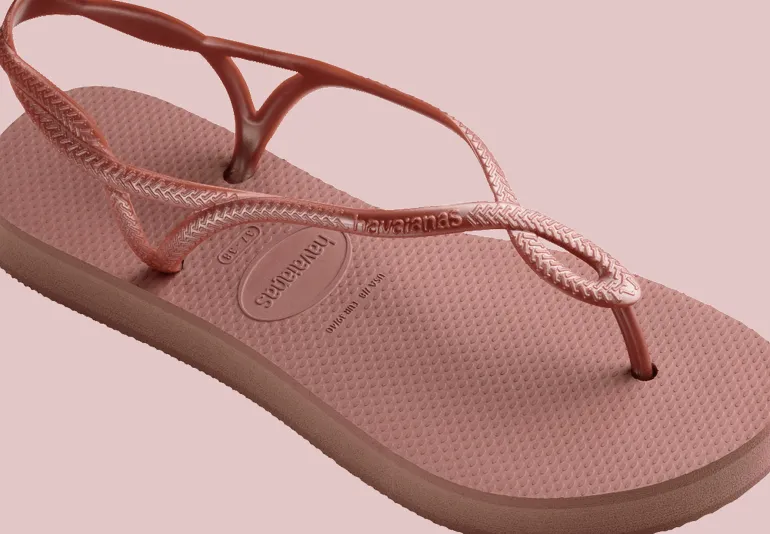 INFRADITO DA DONNA HAVAIANAS LUNA FLATFORM CROCUS ROSE 4148600 3544