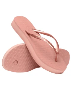 INFRADITO DA DONNA HAVAIANAS SLIM FLATFORM CROCUS ROSE 4144537 3544