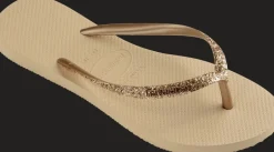 INFRADITO DA MARE DA DONNA HAVAIANAS SLIM GLITTER II SAND GREY 4146975 0154