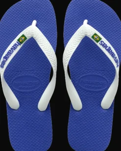 INFRADITO DA MARE UNISEX HAVAIANAS BRASIL LOGO MARINE BLUE 4110850 2711
