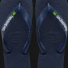 INFRADITO DA MARE UNISEX HAVAIANAS BRASIL LOGO NAVY BLUE 4110850 0555