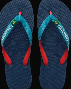 INFRADITO DA MARE UNISEX HAVAIANAS BRASIL MIX INDIGO BLUE 4123206 0089