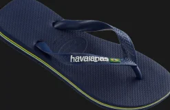 INFRADITO DA MARE UNISEX HAVAIANAS BRASIL LOGO NAVY BLUE 4110850 0555