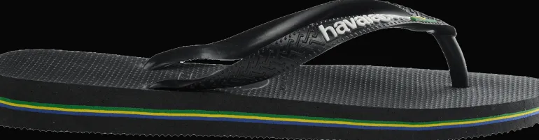 INFRADITO DA MARE UNISEX HAVAIANAS BRASIL LOGO BLACK-BLACK 4110850 1069