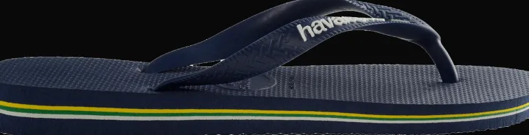 INFRADITO DA MARE UNISEX HAVAIANAS BRASIL LOGO NAVY BLUE 4110850 0555