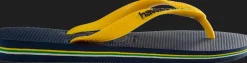 INFRADITO DA MARE UNISEX HAVAIANAS BRASIL LOGO NAVY BLUE-CITRUS YELLOW 4110850 3587