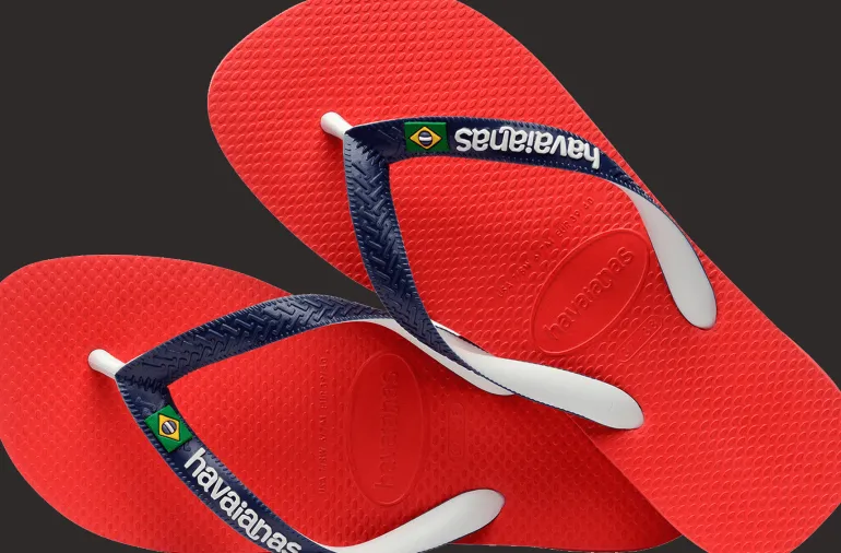 INFRADITO DA MARE UNISEX HAVAIANAS BRASIL MIX RUBY RED 4123206 2090