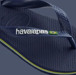 INFRADITO DA MARE UNISEX HAVAIANAS BRASIL LOGO NAVY BLUE 4110850 0555