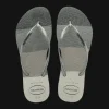 INFRADITO DONNA HAVAIANAS SLIM PALETTE GLOW  BIANCHE