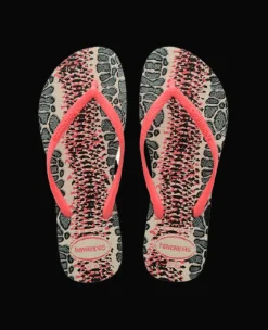 INFRADITO DONNA HAVAIANAS SLIM CON STAMPA ANIMALIER