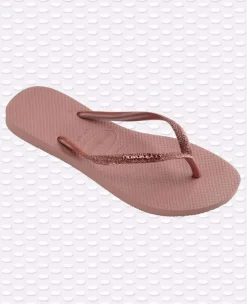INFRADITO DONNA HAVAIANAS SLIM GLITTER ROSA