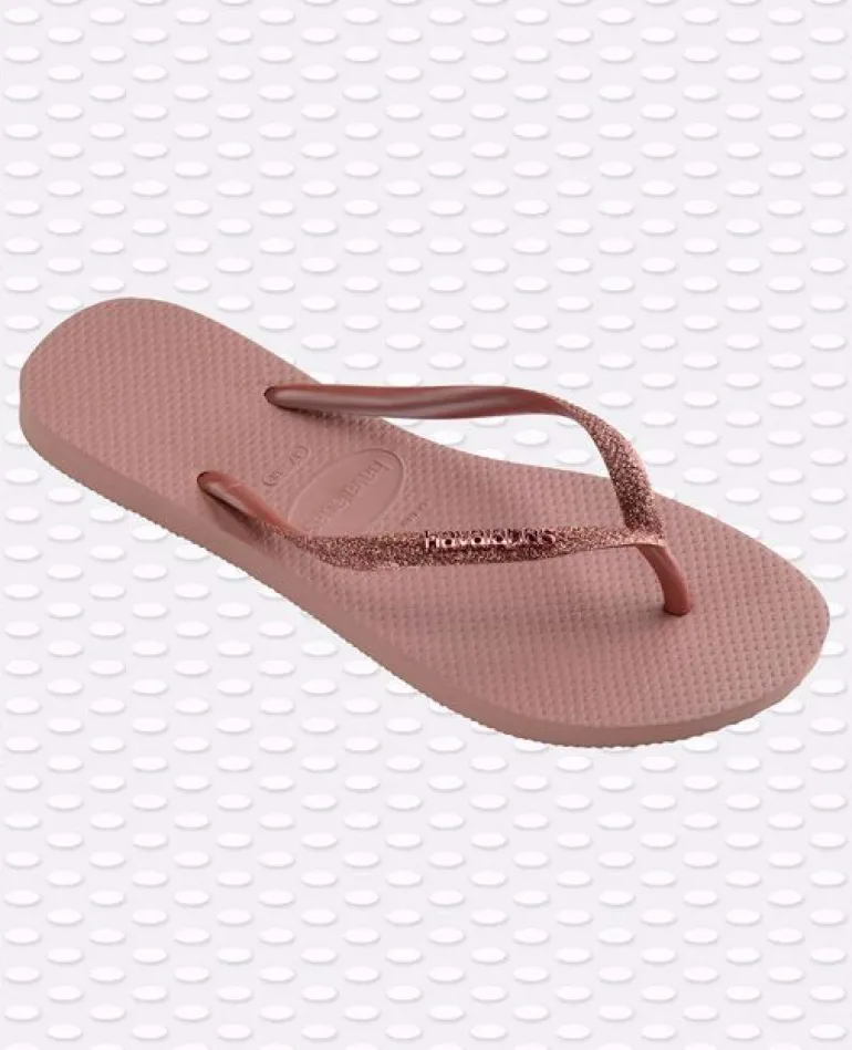 INFRADITO DONNA HAVAIANAS SLIM GLITTER ROSA