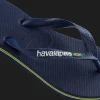 INFRADITO HAVAIANAS BRASIL LOGO NAVY BLUE 0555