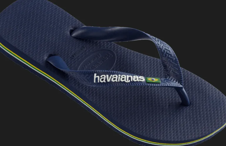 INFRADITO HAVAIANAS BRASIL LOGO NAVY BLUE 0555