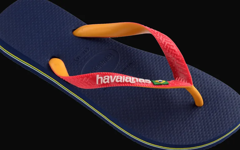 INFRADITO HAVAIANAS BRASIL MIX NAVY BLUE RUBY RED 5603