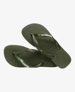 INFRADITO HAVAIANAS BRASIL LOGO GREEN GREEN 3058