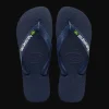 INFRADITO UNISEX HAVAIANAS BRASIL LOGO BLU NAVY