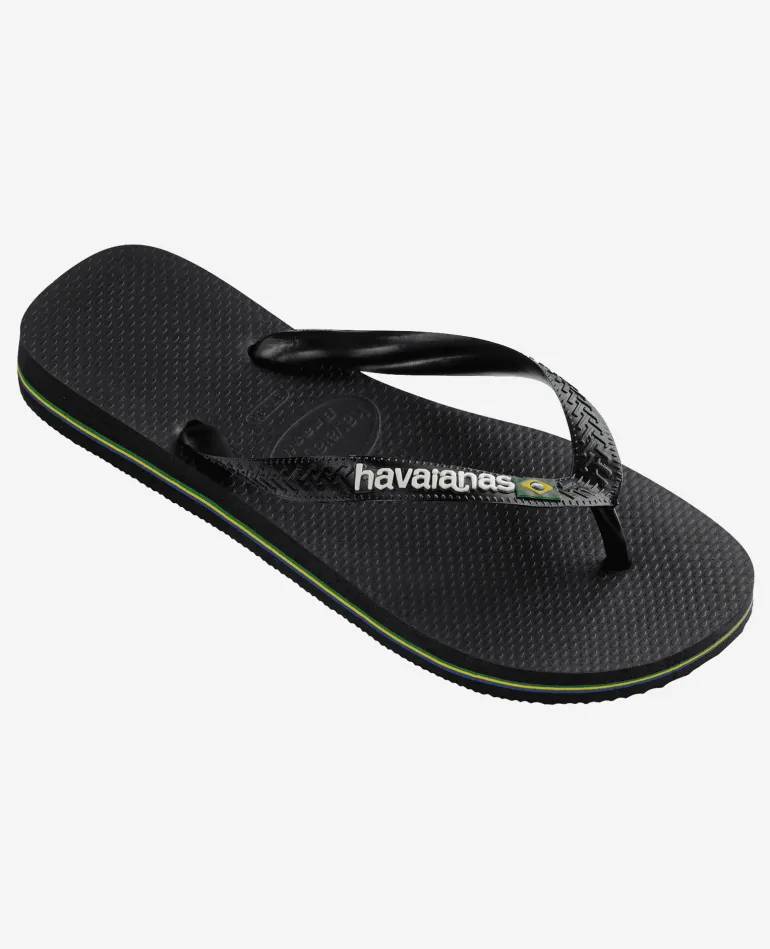 INFRADITO UNISEX HAVAIANAS BRASIL LOGO BLACK/BLACK 4110850 1069