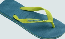 INFRADITO UNISEX HAVAIANAS BRASIL LOGO AMAZONITE BLUE 4110850 4974
