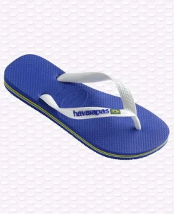 INFRADITO UNISEX HAVAIANAS BRASIL LOGO BLU MARINE
