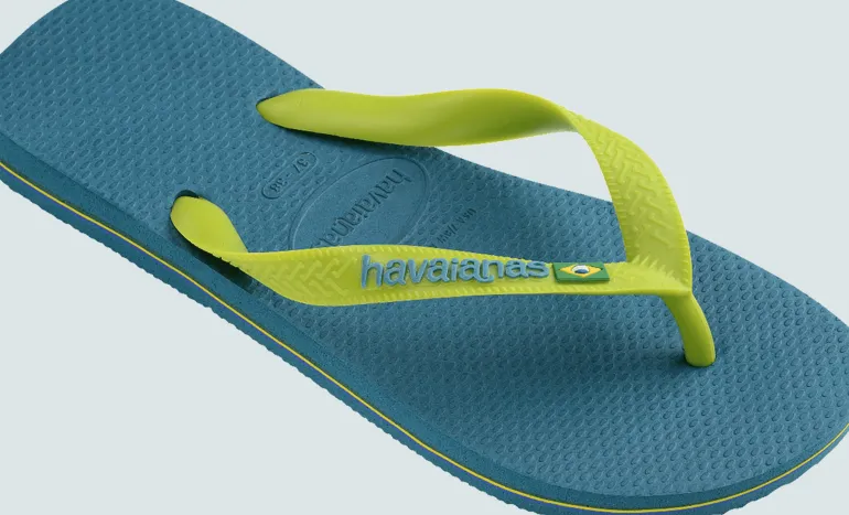 INFRADITO UNISEX HAVAIANAS BRASIL LOGO AMAZONITE BLUE 4110850 4974