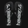 INFRADITO UOMO HAVAIANAS CON LOGO BIANCO/NERO