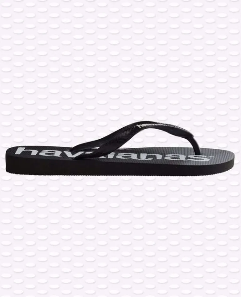 INFRADITO UOMO HAVAIANAS CON LOGO BIANCO/NERO