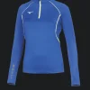 MAGLIA DA DONNA MANICA LUNGA TEAM PREMIUM JPN WARMER TOP AZZURRA