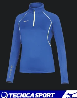 MAGLIA DA DONNA MANICA LUNGA TEAM PREMIUM JPN WARMER TOP AZZURRA