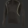 MAGLIA DA UOMO MANICA LUNGA TEAM PREMIUM JPN WARMER TOP NERA