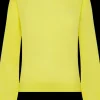 MAGLIONE DA DONNA SUN68 ROUND NECK ALPACA GIALLO LIMONE K44260 32